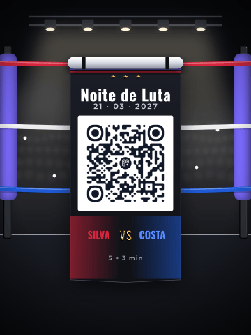 Cartaz de luta