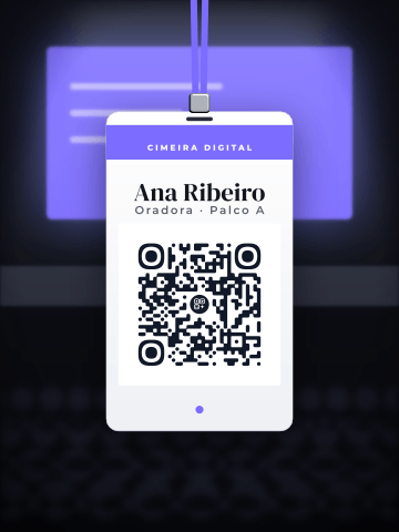 Crachá de conferência