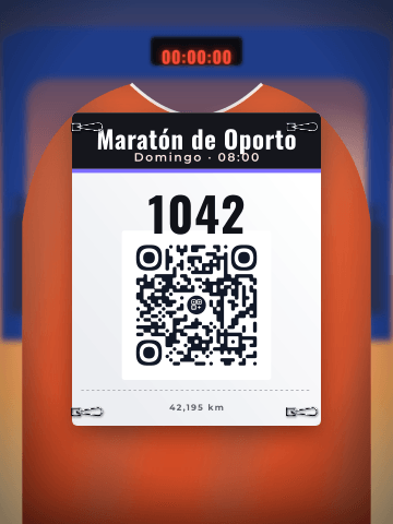 Dorsal de carrera