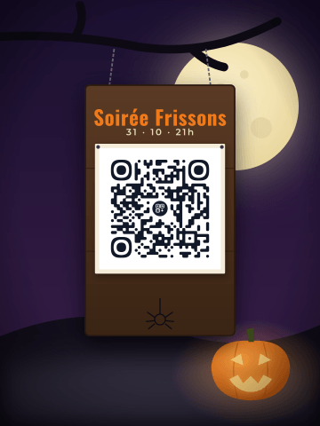 Panneau d’Halloween