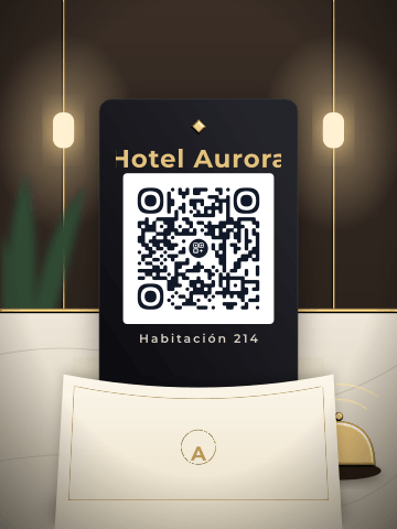 Tarjeta llave de hotel