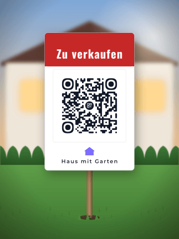 Immobilienschild